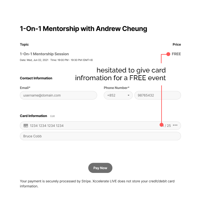 Feedback on wireframe